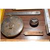 Image 3 : Antique Measuring Tape & Folding Ruler Mounted Display
