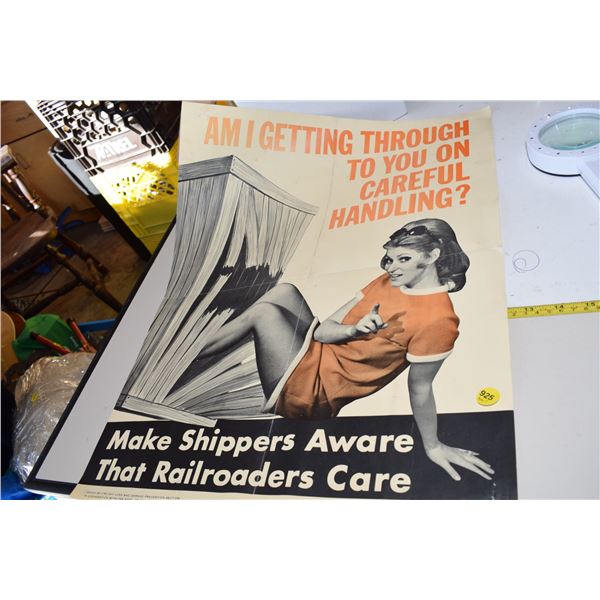 1969 Railroad Poster