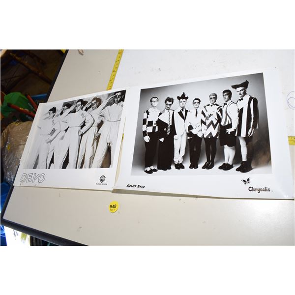 Rock Promo Photographs – Devo, Split Enz