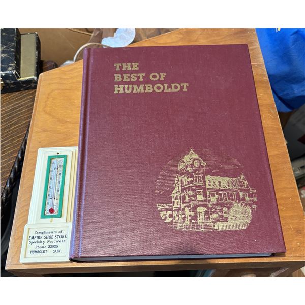 Humbolt History Book & Thermometer