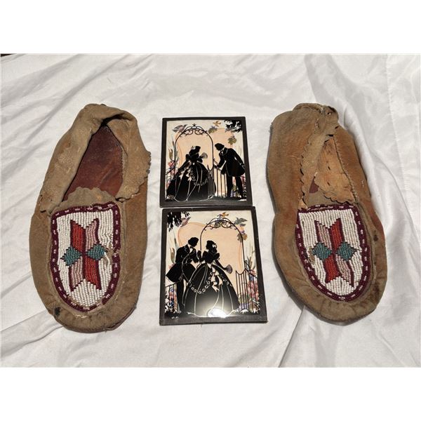 Beadwork Moccasins & Décor Lot