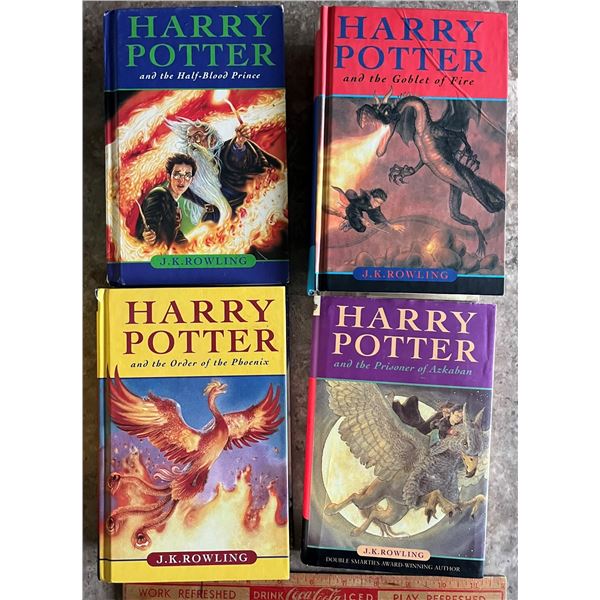 Harry Potter hardcover books x 4