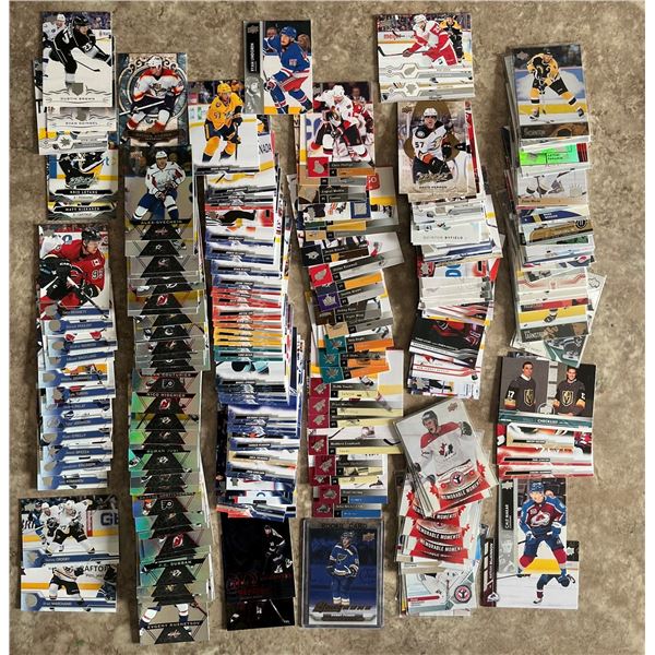 Newer Upper Deck lot of 300ish Hockey Cards. With some Tims and a Young Gun.