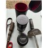 Image 5 : Camera Lens, Handplanes & Vice