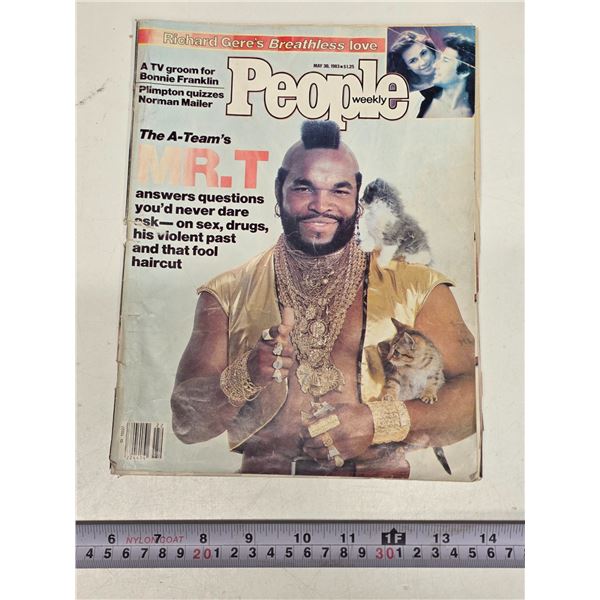 Vintage peoples magazine- MR T