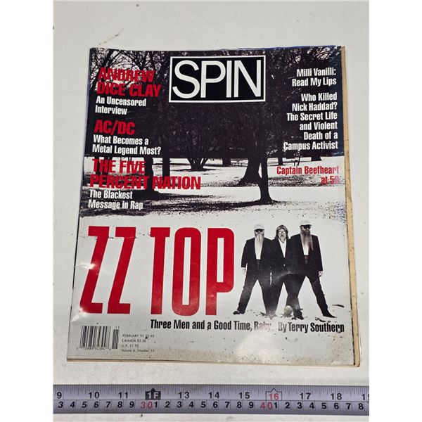 Spin magazine- ZZ top