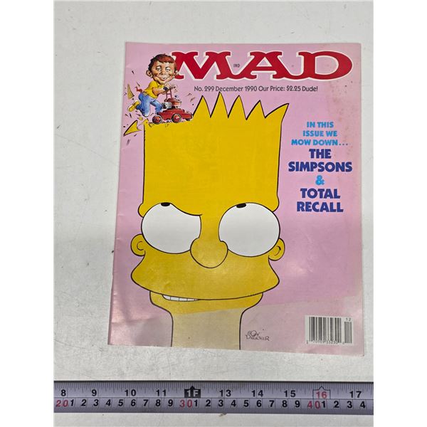 1990 Mad magazine- simpsons