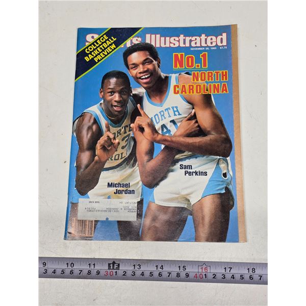 Sports illustrated magazine- micheal jordan, sam perkings