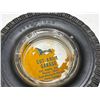 Image 2 : Vintage Goodyear promotional tire-shaped glass and rubber advertising ashtray.