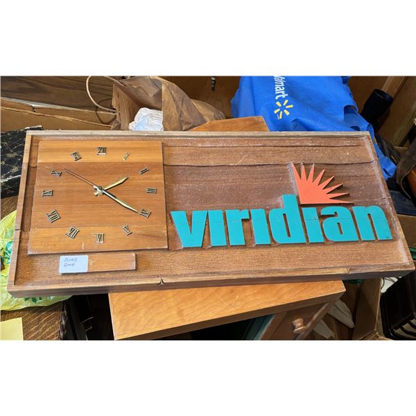 Wooden Viridian Clock - Works
