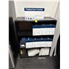 Image 1 : Black Short Bookcase w/Toner Cartridge