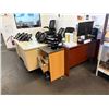 Image 2 : Metal Desk,  Small Cherry Desk,  Small Cabinet