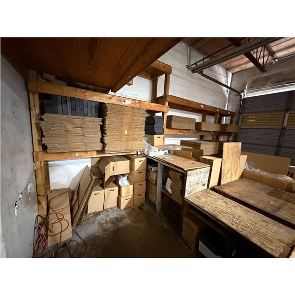 Large Lot Asst Cardboard Boxes