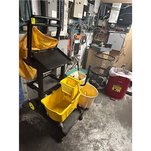 Mop Buckets, Maintenance Cart, Waste Cans