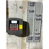 Image 1 : Digital Time Clock,  Card Rack