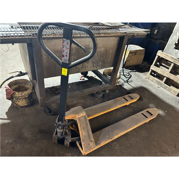 Yellow Narrow Pallet Jack