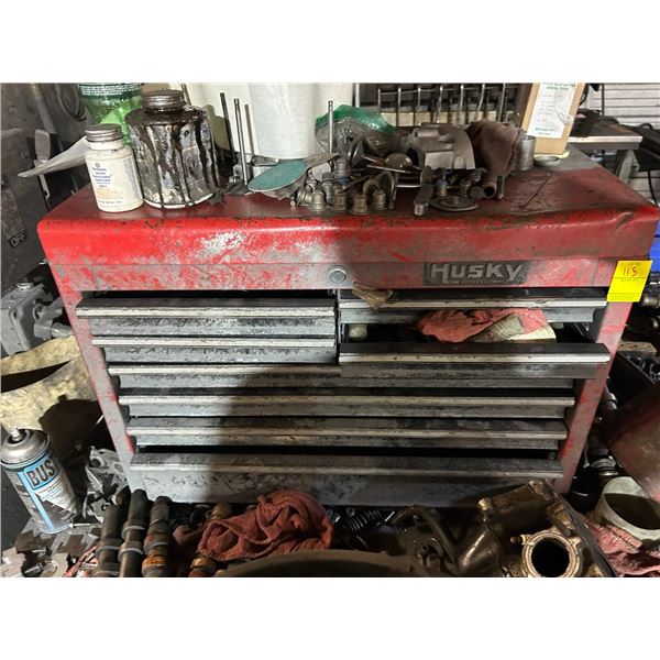 Husky Red  9 Compartment Toolbox