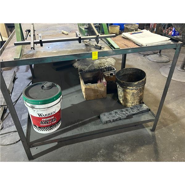 Blue Steel  4'  X  8'  Work Table