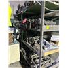 Image 3 : Asst Cylinder Heads on Grey  5  Shelf Racks in Corner/Floor, Mini Ref - 20
