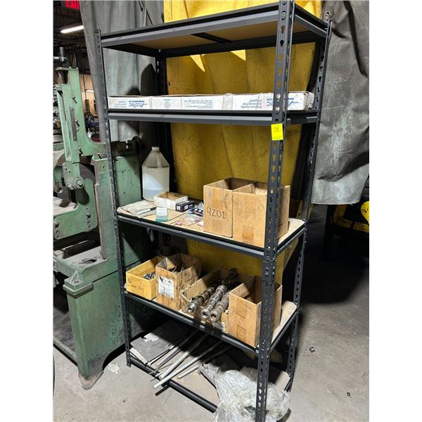 Black Metal  5 Shelf Storage Rack