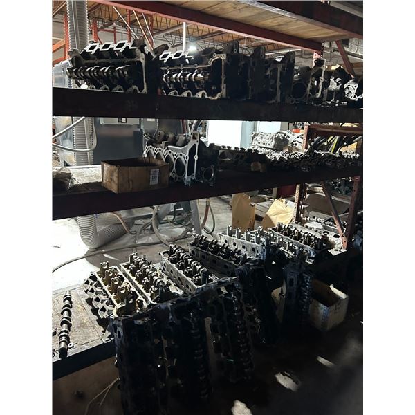 Asst Cylinder Heads on Rack/Floor - 21