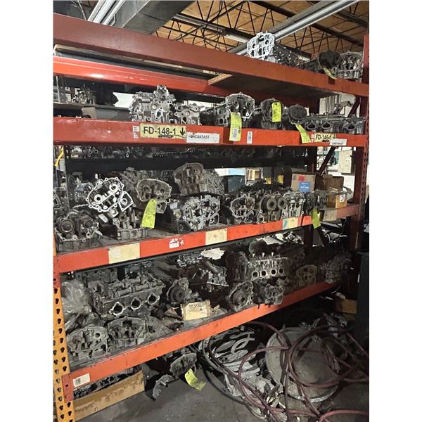 Asst Cylinder Heads on Pallet Rack - 35