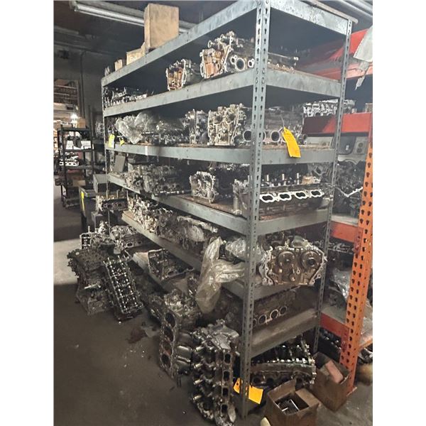 Grey Industrial 7 Shelf Storage Rack