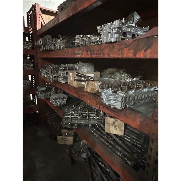 Cylinder Heads on Storage Rack - 20