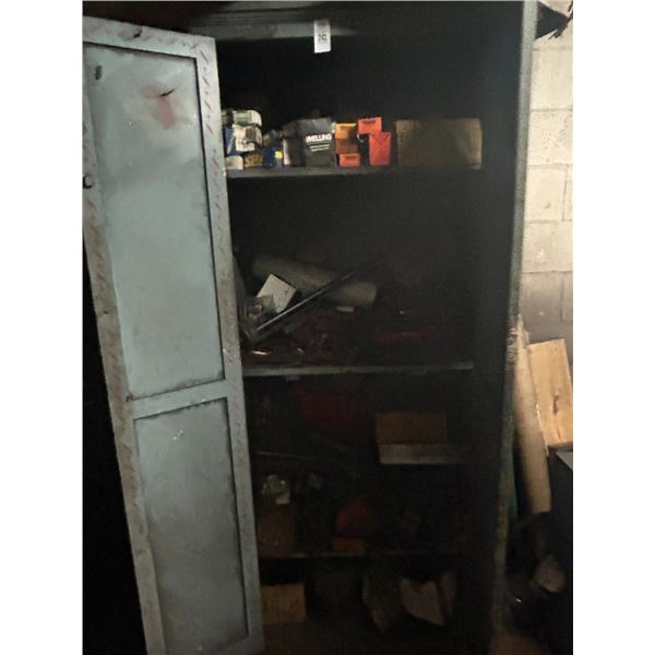 Wooden Storage Rack w/Asst Tools, Filters, Supplies, Ram