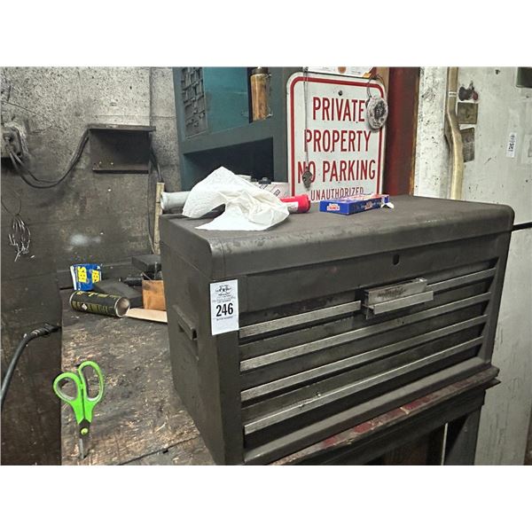 5 Compartment Toolbox, Parts Bin w/Parts