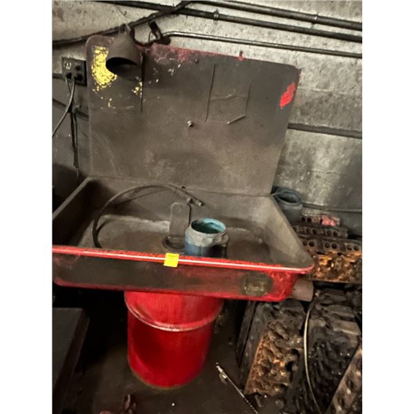 Red Parts Washer