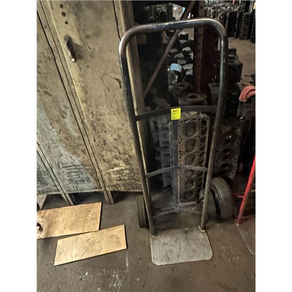 Grey Hard Tire Hand Truck