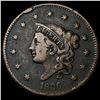 Image 1 : 1836 Coronet Head Large Cent ABOUT  UNCIRCULATED