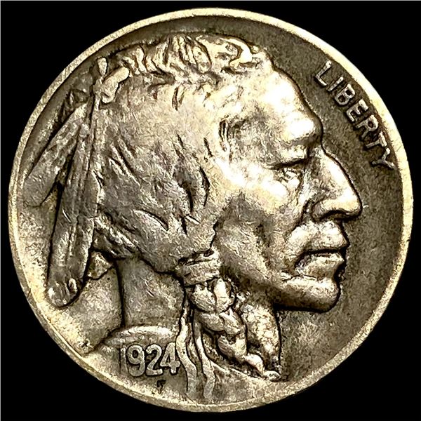1924-D Buffalo Nickel NEARLY UNCIRCULATED