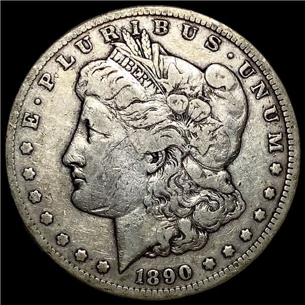 1890-CC Silver Morgan Dollar LIGHTLY  CIRCULATED