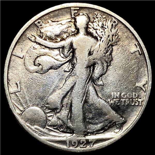 1927-S Silver Half Dollar LIGHTLY CIRCULATED