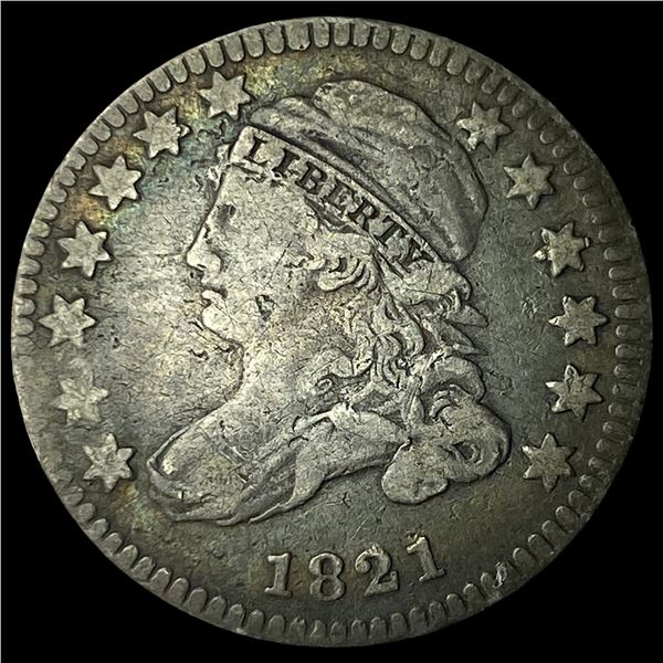 1821 Capped Bust Dime LIGHTLY CIRCULATED