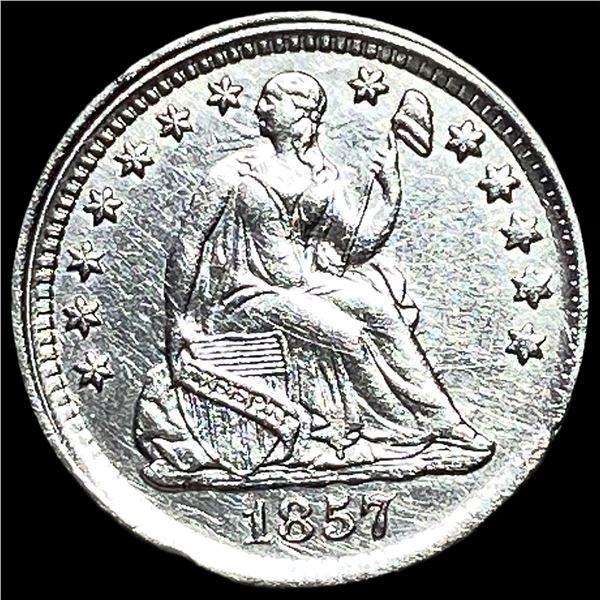 1857 Silver Half Dime CHOICE BU