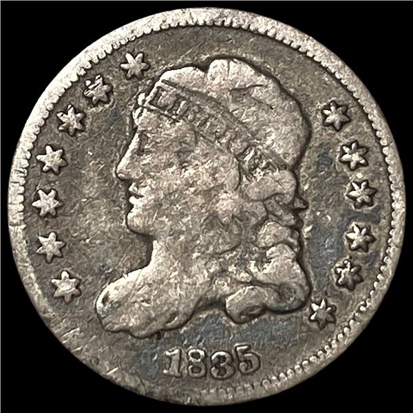 1835 Capped Bust Half Dime LIGHTLY CIRCULATED