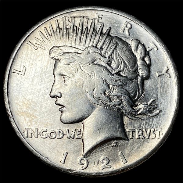 1921 Silver Peace Dollar CLOSELY UNCIRCULATED