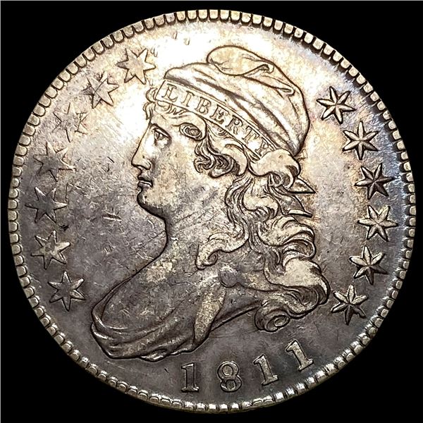 1811 Silver Capped Bust Half Dollar NEARLY  UNCIRCULATED
