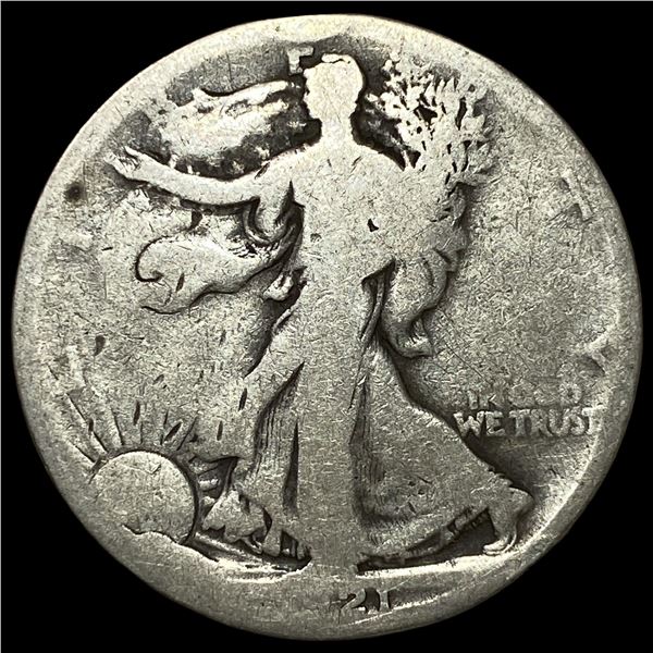 1921-S Walking Liberty Half Dollar NICELY  CIRCULATED
