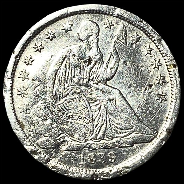1839 Silver Seated Liberty Dime HIGH GRADE