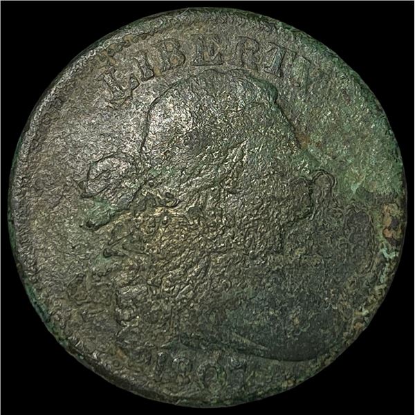 1807 Draped Bust Large Cent NICELY CIRCULATED