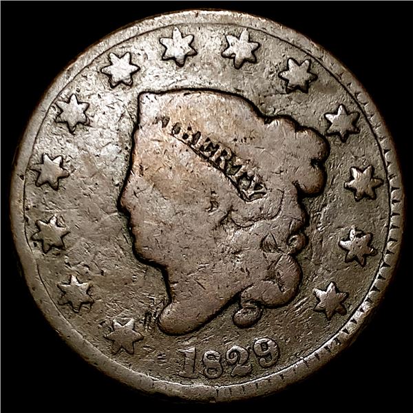 1829 Coronet Head Large Cent NICELY  CIRCULATED