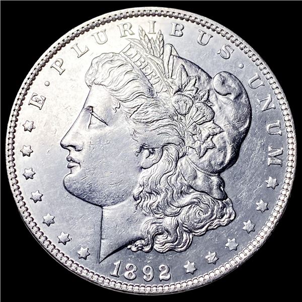 1892 Silver Morgan Dollar CLOSELY  UNCIRCULATED