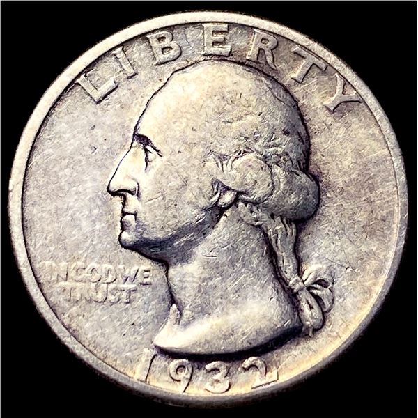1932-D Silver Washington Quarter LIGHTLY  CIRCULATED