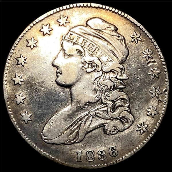 1836 Silver Capped Bust Half Dollar NEARLY  UNCIRCULATED