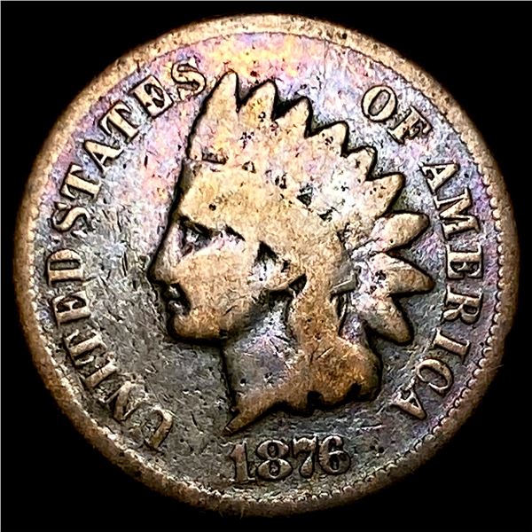 1876 Indian Head Cent LIGHTLY CIRCULATED