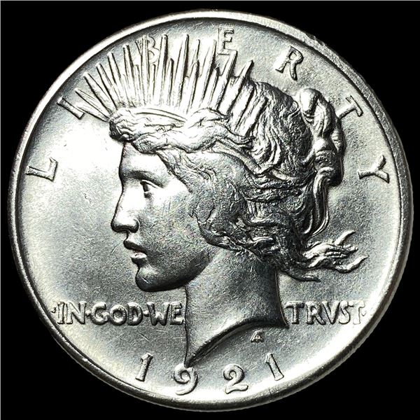 1921 Silver Peace HR Dollar CHOICE BU
